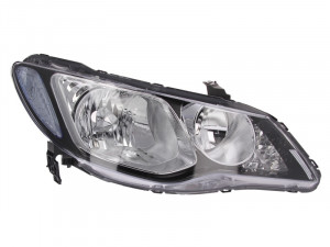 Far Dreapta (HB3/HB4, electric, fara motoras, culoare insertie: cromat) potrivit HONDA CIVIC VIII