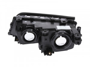 Far dreapta potrivit BMW Seria 3 2001-2006 - (H7, reglaj electric, cu motoras, fundal titan) - Img 2