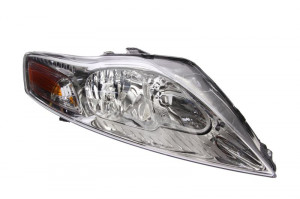 Far dreapta potrivit FORD MONDEO 4 IV 2007-2010 - H1/H7, electric, cu motoras, interior argintiu