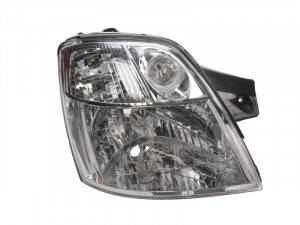 Far dreapta potrivit KIA PICANTO dupa 2004 - (H4, electric, fundal argintiu, Semnalizator argintiu)