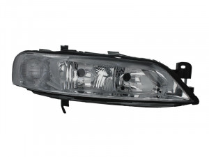 Far dreapta potrivit OPEL VECTRA B - (H7, reglaj electric, fundal cromat)