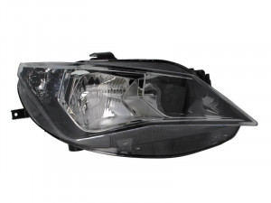 Far dreapta potrivit SEAT IBIZA 2012-2017 - (H7, reglaj electric, fundal cromat)