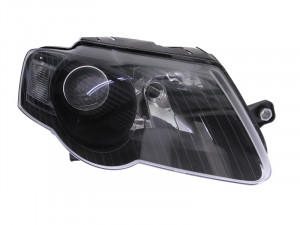 Far dreapta potrivit VW PASSAT B6 2005-2010 - H7, electric, cu motoras, interior negru