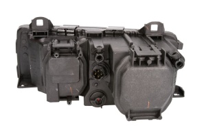 Far fata Dreapta (H1, electric, manual, fara motoras, culoare insert: negru) potrivit BMW 3 (E36) - Img 2