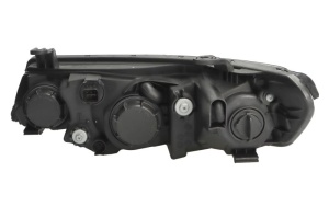 Far fata Dreapta (H1/H7, electric, manual, fara motoras, culoare insert: negru, culoare semnalizator: galben) potrivit KIA CERATO I, CERATO II - Img 2