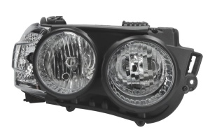Far fata Dreapta (H1/H7/PY21W/W5W, electric, cu motor, culoare insert: negru, culoare semnalizator: alb) potrivit CHEVROLET AVEO - Img 1