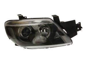 Far fata Dreapta (H1/HB3, electric, fara motoras, culoare insert: negru) potrivit MITSUBISHI OUTLANDER I - Img 1