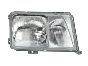 Far fata Dreapta (H3/H4, electric, fara motoras, culoare insert: gri) potrivit MERCEDES 124 (A124), 124 (C124), 124 T-MODEL (S124), 124 (W124), E (A124), E (C124) 09.92-03.98 - Img 1