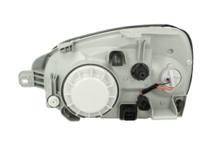 Far fata Dreapta (H4, electric, fara motoras, culoare insert: cromat, culoare semnalizator: transparent) potrivit HYUNDAI SANTA FÉ I - Img 2
