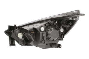 Far fata Dreapta (H4/PY21W/W5W, electric, fara motoras, culoare insert: negru) potrivit HYUNDAI ACCENT IV - Img 2