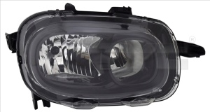 Far fata Dreapta (H7/H7, electric, fara motoras) potrivit CITROEN C3 I, C3 III dupa 2016