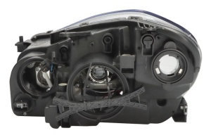 Far fata Dreapta (H7/PY21W/W5W, electric, cu motor, culoare insert: cromat) potrivit SUZUKI KIZASHI - Img 2