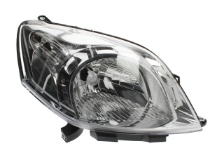 Far fata Dreapta (halogen, H4/PY21W/W5W, electric, cu motor, culoare insert: cromat, culoare semnalizator: transparent) potrivit CITROEN NEMO, NEMO/MINIVAN; FIAT FIORINO/MINIVAN 01.08- - Img 3
