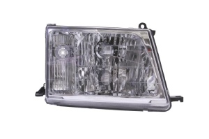 Far fata Dreapta (HB3/HB4, manual, fara motoras, culoare insert: cromat) potrivit TOYOTA LAND CRUISER 100 -12.04 - Img 1
