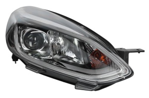 Far fata dreapta potrivit Ford FIESTA VII 2017-2021 - H1/H7/LED, electric, cu motor, H1 / H7 / LED