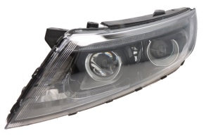 Far fata Stanga (H1/H7/LED/PY21W, electric, culoare insert: negru) potrivit KIA OPTIMA 06.10- - Img 1