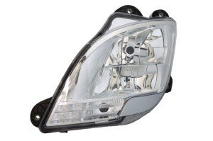 Far fata Stanga (H1/H7/LED/PY21W, manual, culoare insert: cromat, culoare semnalizator: transparent) potrivit DAF CF, XF 106 10.12- - Img 1