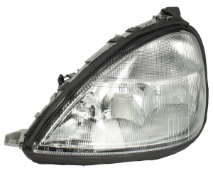 Far fata Stanga (H1/H7/PY21W/W5W, electric, fara motoras, bec, culoare insert: argintiu, culoare semnalizator: alb) potrivit MERCEDES A (W168) 01.97-12.01 - Img 1