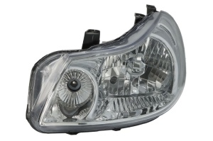 Far fata Stanga (H4, electric, cu motor, culoare insert: cromat, culoare semnalizator: transparent) potrivit FIAT SEDICI; SUZUKI SX4 - Img 1