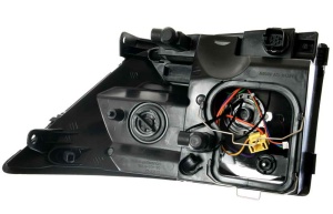 Far fata Stanga (H4, electric, cu motor, culoare insert: cromat) potrivit FORD TRANSIT -08.14 - Img 3