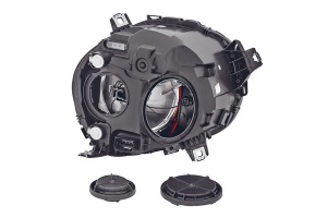 Far fata Stanga (H4, electric, fara motoras, culoare semnalizator: galben) potrivit MINI (F55), (F56), (F57), CLUBMAN (F54) - Img 4