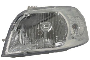 Far fata Stanga (H4, manual, fara motoras, culoare insert: cromat, culoare semnalizator: transparent) potrivit CHEVROLET AVEO / KALOS -05.11 - Img 1
