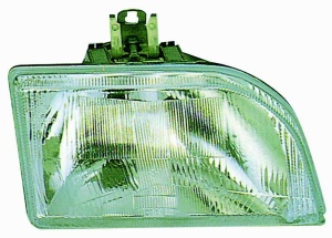 Far fata Stanga (H4, mecanic, fara motoras, culoare insert: argintiu) potrivit FORD FIESTA III, FIESTA/HATCHBACK, FIESTA/MINIVAN