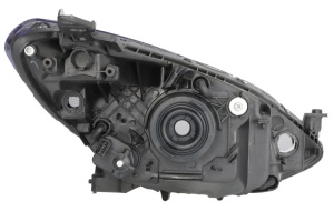 Far fata Stanga (H4/PY21W/W5W, electric, cu motor, culoare insert: negru) potrivit MAZDA 2 - Img 2