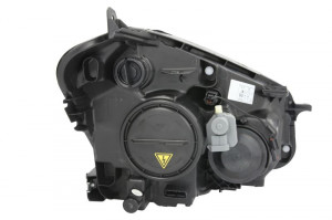 Far Stanga (D1S/H7, electric, cu motor, culoare insertie: cromat, culoare semnalizator: transparent) potrivit NISSAN QASHQAI I - Img 2