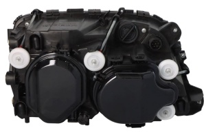 Far stanga (H1/H7, electric, cu motor, culoare insert: argintiu, culoare semnalizator: alb) potrivit MERCEDES ACTROS MP2 / MP3 10.02- - Img 2