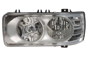 Far stanga (H1/H7/LED/PY21W/W5W, manual, cu lumina de zi, culoare insert: crom platinat, culoare semnalizator: transparent) potrivit DAF LF 05.13- - Img 1