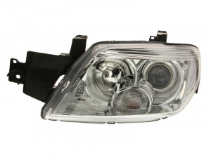 Far Stanga (H1/HB4, manual, fara motoras, culoare insertie: cromat) potrivit MITSUBISHI OUTLANDER I 2005-2007 - Img 2