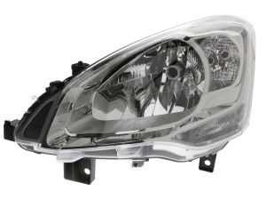 Far Stanga (H4, electric, cu motor, culoare semnalizator: transparent) potrivit CITROEN BERLINGO II 2008-2012