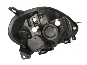 Far stanga (H4, electric, cu motoras, fundal cromat) ABARTH PUNTO FIAT PUNTO, PUNTO EVO - Img 2