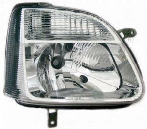 Far Stanga (H4, electric, fara motoras, culoare insertie: cromat) potrivit OPEL AGILA; SUZUKI WAGON R+ - Img 3