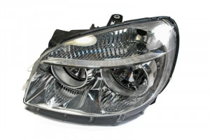 Far Stanga (halogen, H1/H7, electric, cu motor, culoare insertie: cromat) potrivit FIAT DOBLO, DOBLO/MINIVAN -01.10 - Img 1