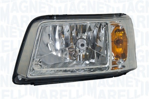 Far Stanga (halogen, H4/PY21W/W5W, electric, cu motor, culoare insertie: cromat) potrivit VW MULTIVAN T5, TRANSPORTER T5 - Img 2