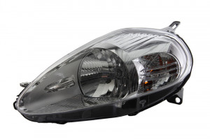 Far Stanga (halogen, H4/W5W, electric, cu motor, culoare insertie: cromat, culoare semnalizator: transparent) potrivit ABARTH GRANDE PUNTO; FIAT GRANDE PUNTO -01.08 - Img 2