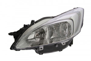Far Stanga (halogen, H7/W5W, electric, cu motor, culoare insertie: cromat) potrivit PEUGEOT 508 I -10.15 - Img 1
