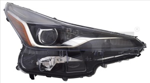 Far stanga (LED, electric, cu motor, fara controler LED) potrivit TOYOTA PRIUS IV XW50 2019-2022