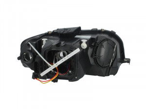 Far stanga potrivit AUDI A3 2003-2013 - (H7, reglaj electric, fundal negru) - Img 2