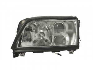 Far stanga potrivit AUDI A6 1994-1997 - (H1, reglaj electric, manual, fundal cromat)
