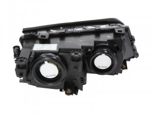 Far stanga potrivit BMW Seria 3 2001-2006 - (H7, reglaj electric, cu motoras, fundal negru) - Img 2