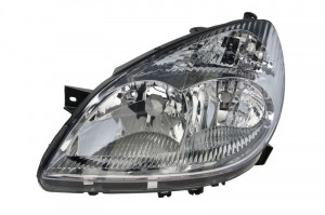 Far stanga potrivit CITROEN C5 I - (H4/H7, manual, fundal cromat)