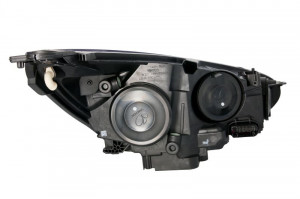 Far stanga potrivit FORD FOCUS 2014-2018 - (H1/H7/LED, reglaj electric cu lumini de zi, fundal negru) - Img 2
