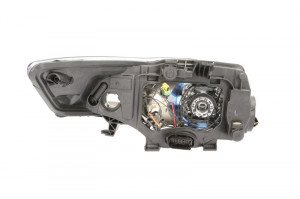 Far stanga potrivit FORD MONDEO 4 IV 2007-2010 - D1S/H1, electric, cu motoras, cu lumini curba, interior argintiu - Img 2