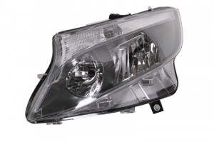 Far stanga potrivit MERCEDES Clasa V dupa 2014 - (H15/H7, reglaj electric, cu motoras, fundal cromat)