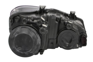 Fat stanga (H7/H7, electric, cu motor, culoare insert: negru) potrivit VW POLO V 6C 05.14-09.17 - Img 2