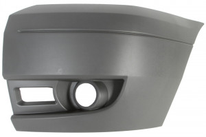 Flaps bara protectie Fata Stanga cu locas proiector, gri inchis, TUV potrivit FORD TRANSIT, TRANSIT TOURNEO pana in 2013