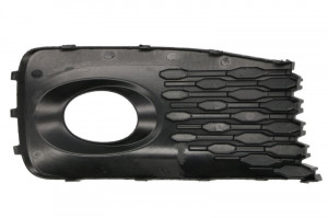 Grila bara cu locas far ceata, plastic, negru potrivit VW CADDY V dupa 2020 - Img 2
